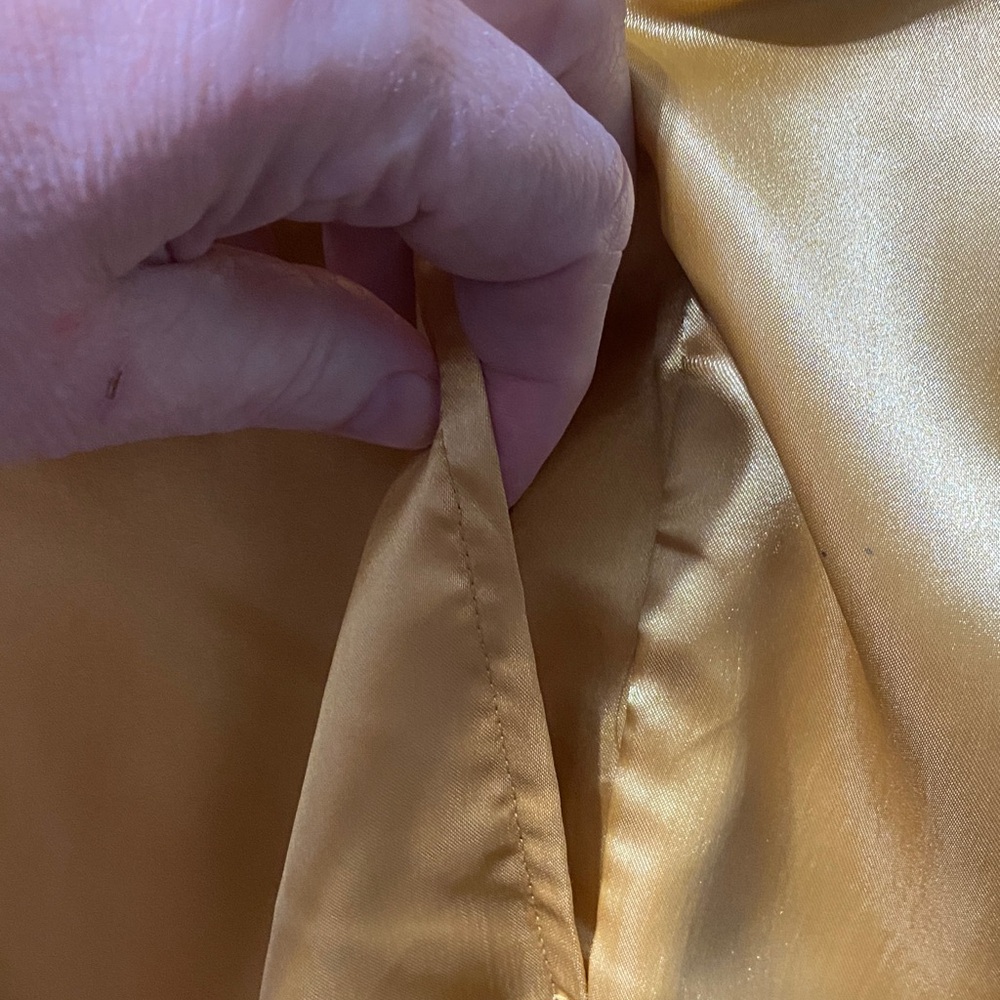 Roaman’s Fancy gold colored patchwork satiny velvety size 3X Pantsuit Set - Picture 14 of 16